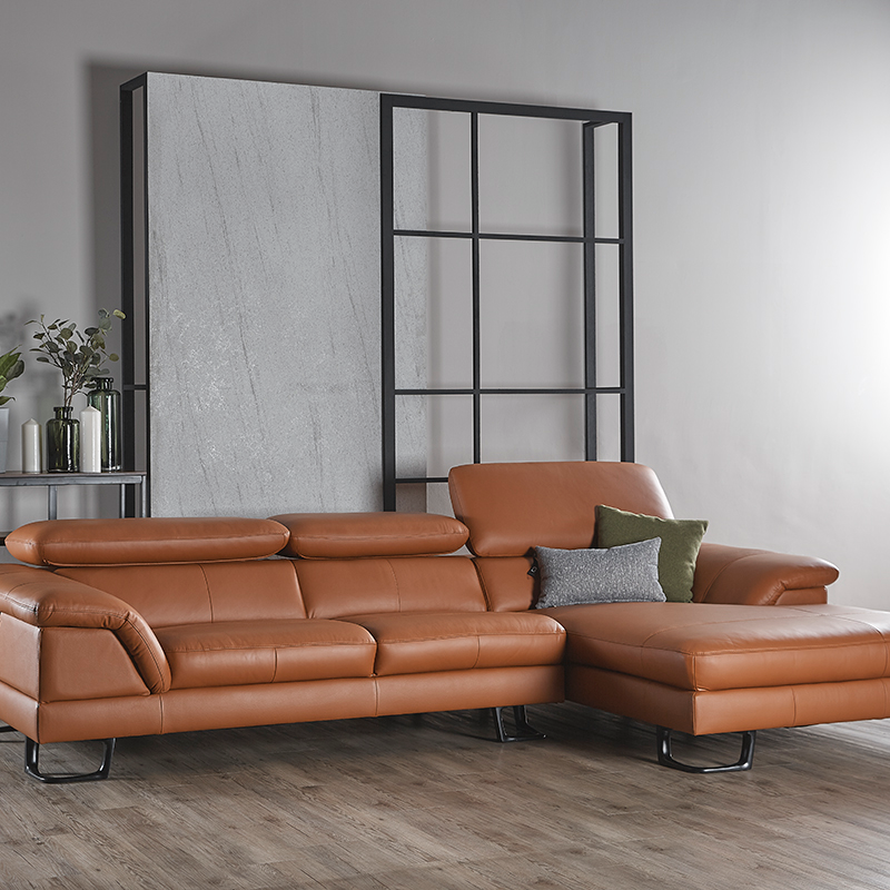 folding headrest sofa